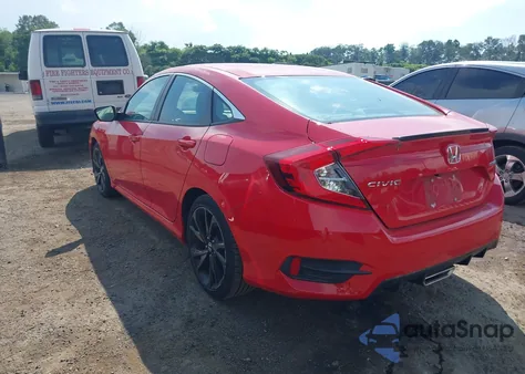 2020 Honda Civic Sport z USA, uszkodzony, nr VIN 2HGFC2F81LH581102